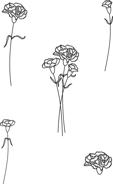 Dibujos para colorear e imprimir Carnation