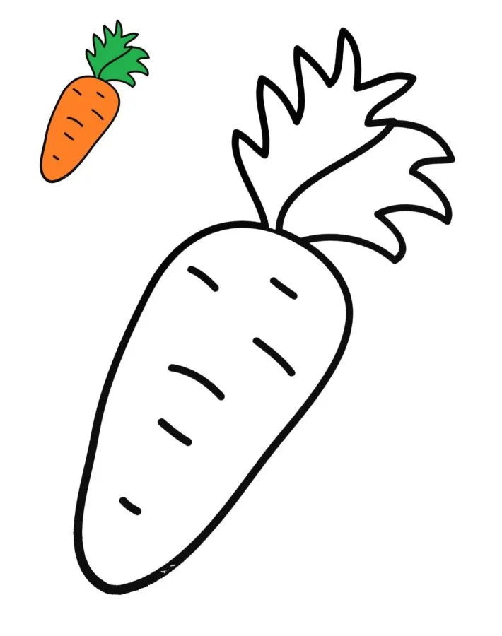 Dibujos para colorear e imprimir Carrot