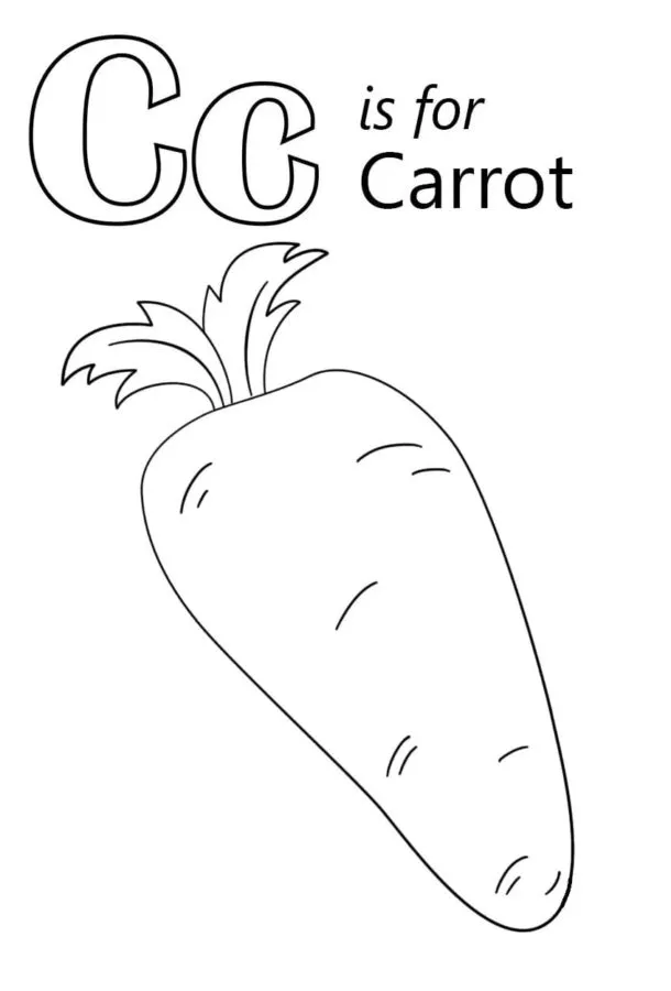 Dibujos para colorear e imprimir Carrot