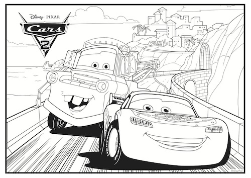 Dibujos para colorear e imprimir Cars