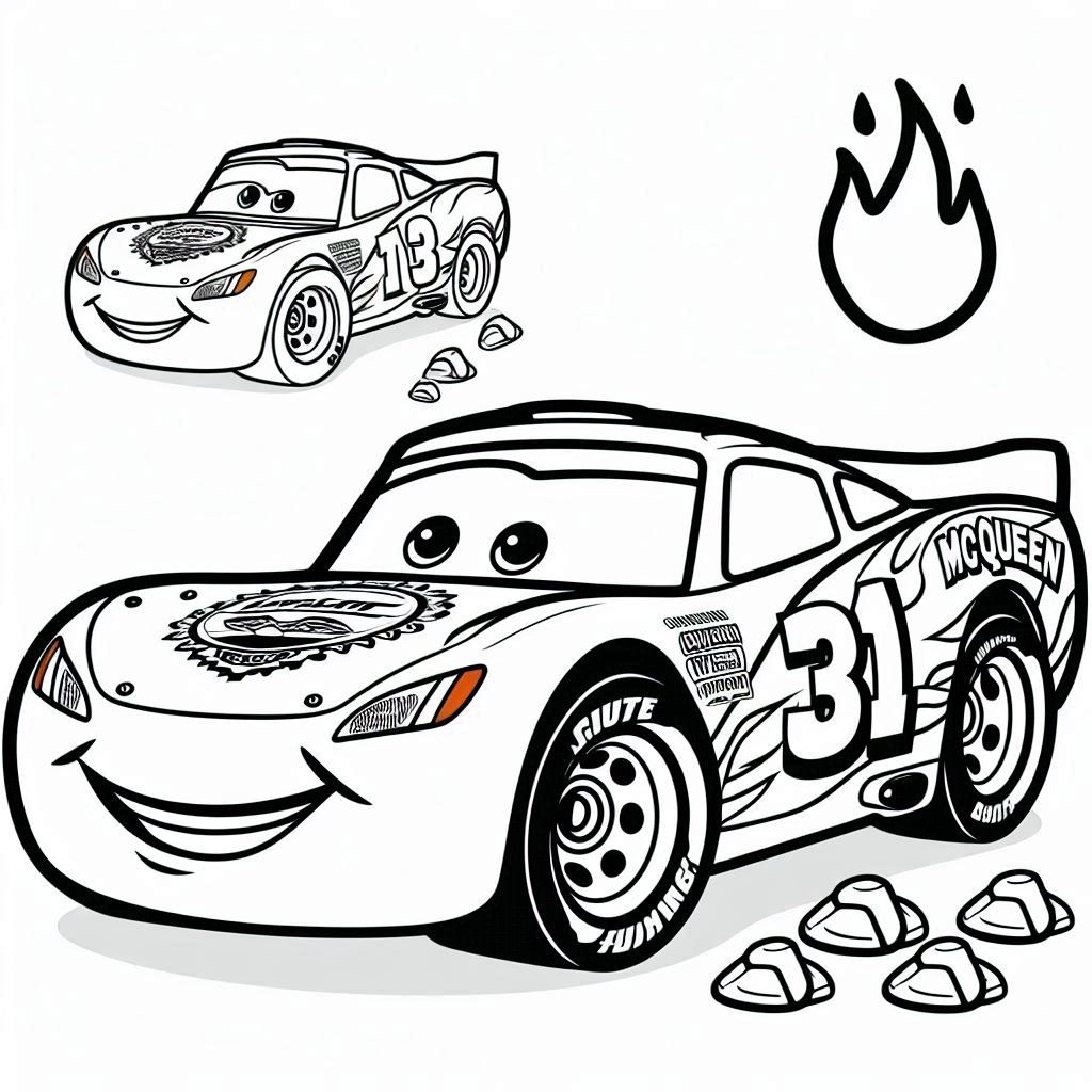 Dibujos para colorear e imprimir Cars