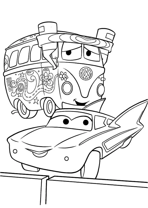 Dibujos para colorear e imprimir Cars