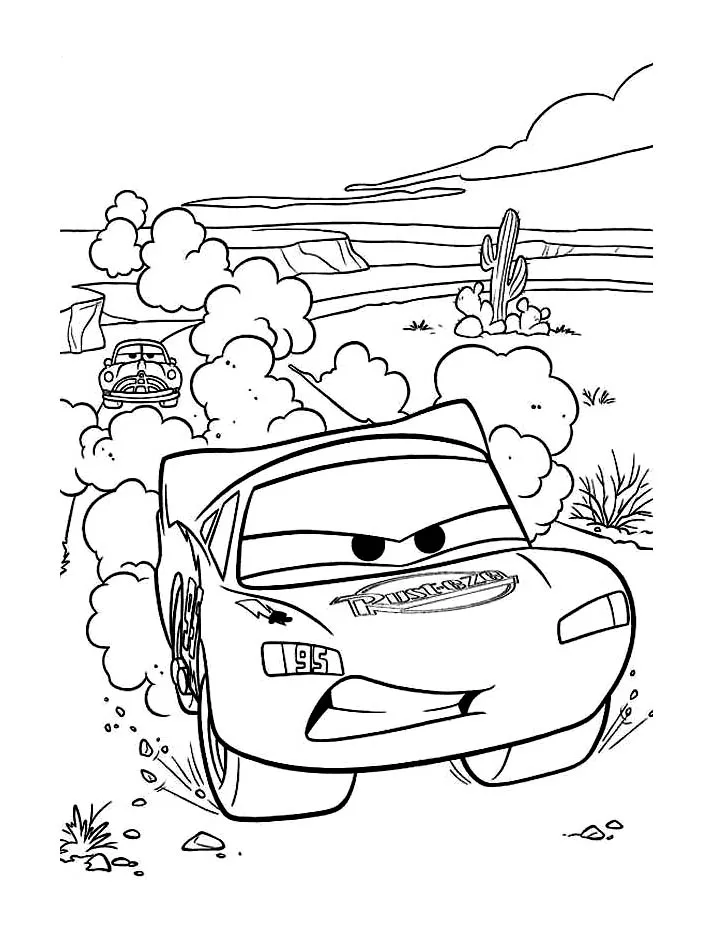 Dibujos para colorear e imprimir Cars