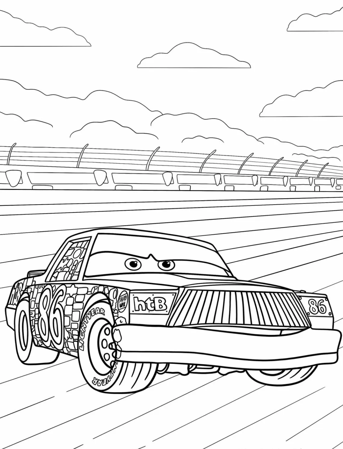 Dibujos para colorear e imprimir Cars