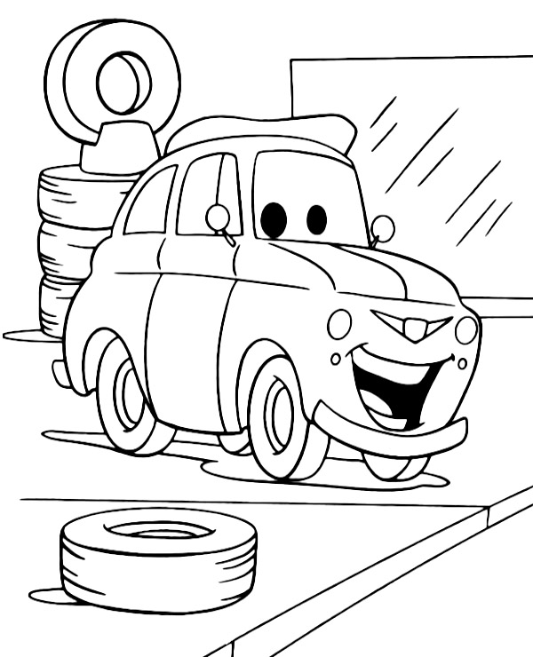 Dibujos para colorear e imprimir Cars