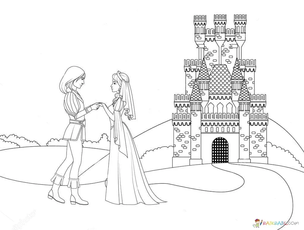 Dibujos para colorear e imprimir Castle