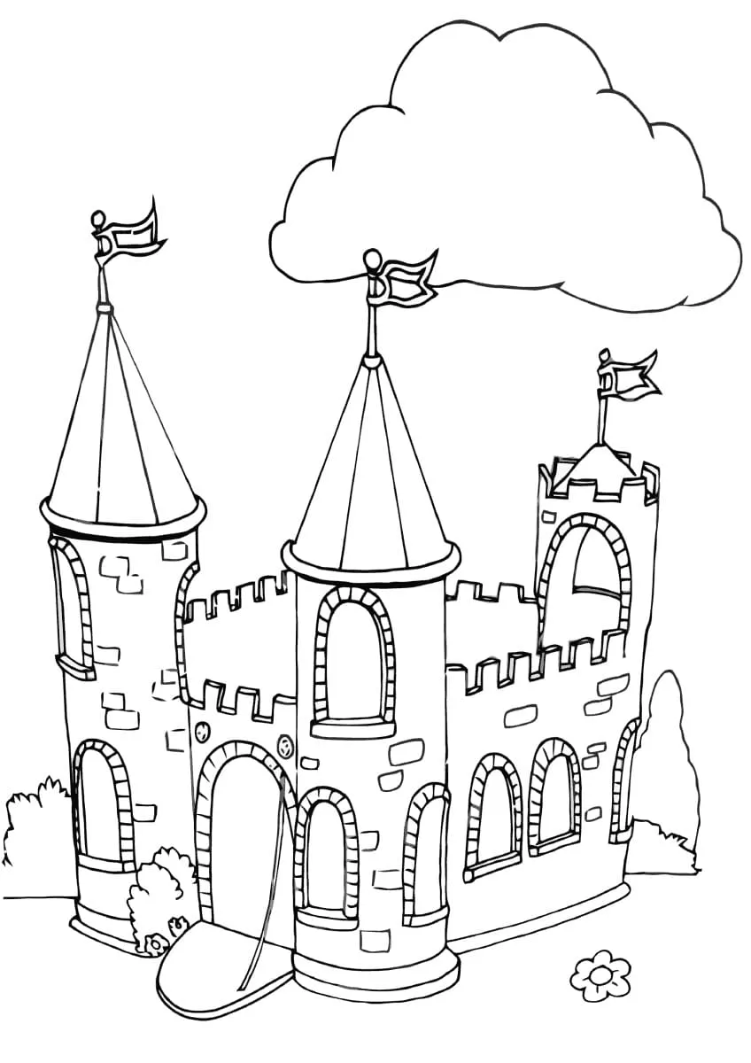 Dibujos para colorear e imprimir Castle