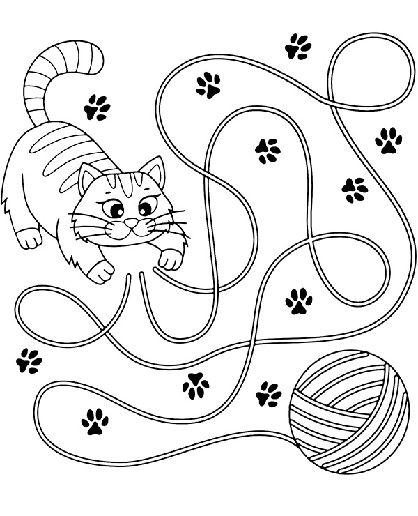 Dibujos para colorear e imprimir Cat