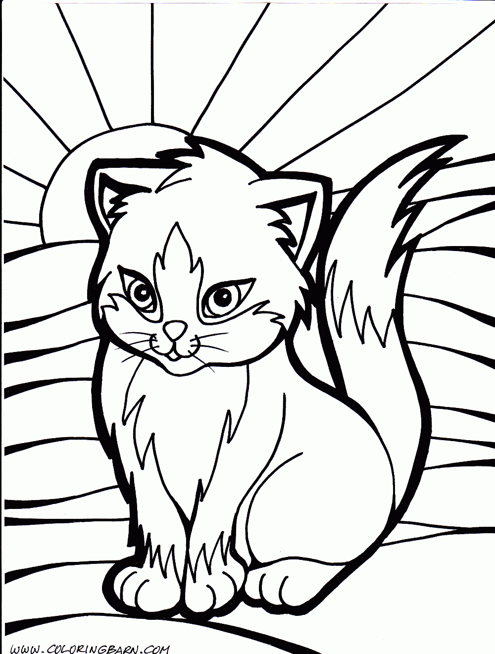 Dibujos para colorear e imprimir Cat