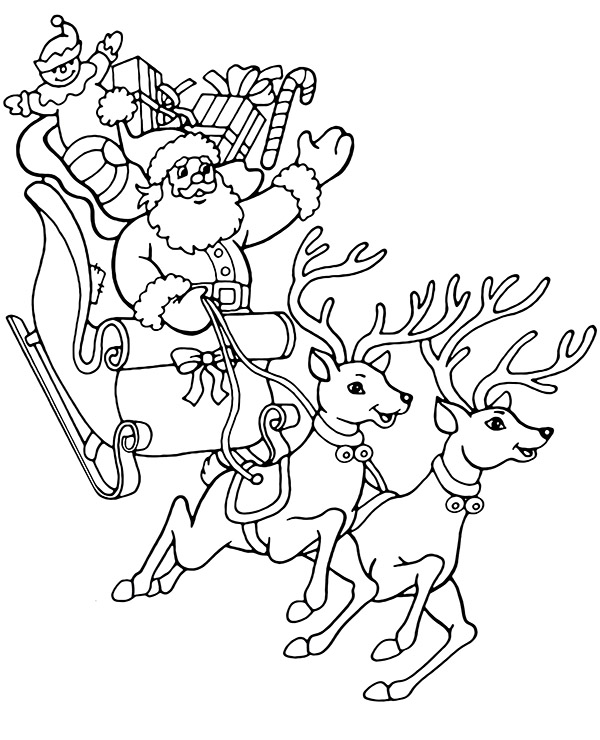 Dibujos para colorear e imprimir Christmas Drawings