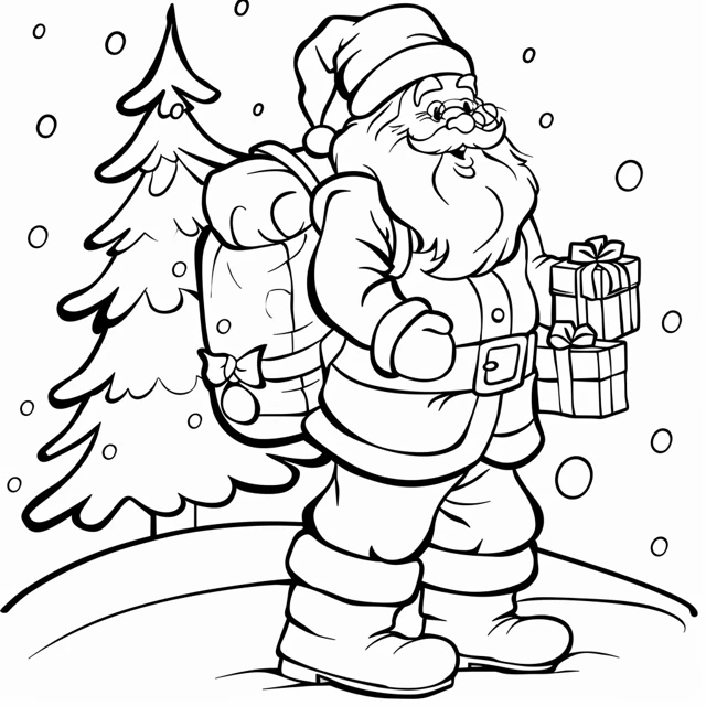 Dibujos para colorear e imprimir Christmas Drawings