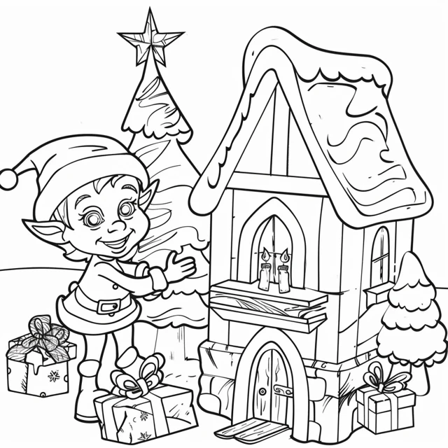 Dibujos para colorear e imprimir Christmas Drawings