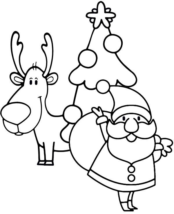 Dibujos para colorear e imprimir Christmas Drawings