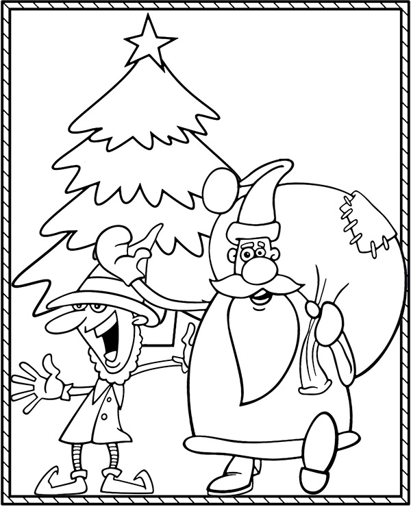 Dibujos para colorear e imprimir Christmas Drawings