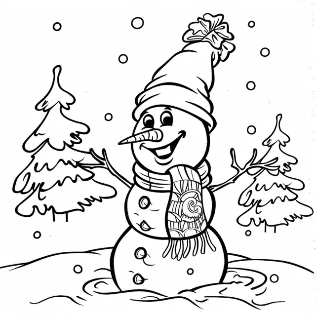 Dibujos para colorear e imprimir Christmas Drawings