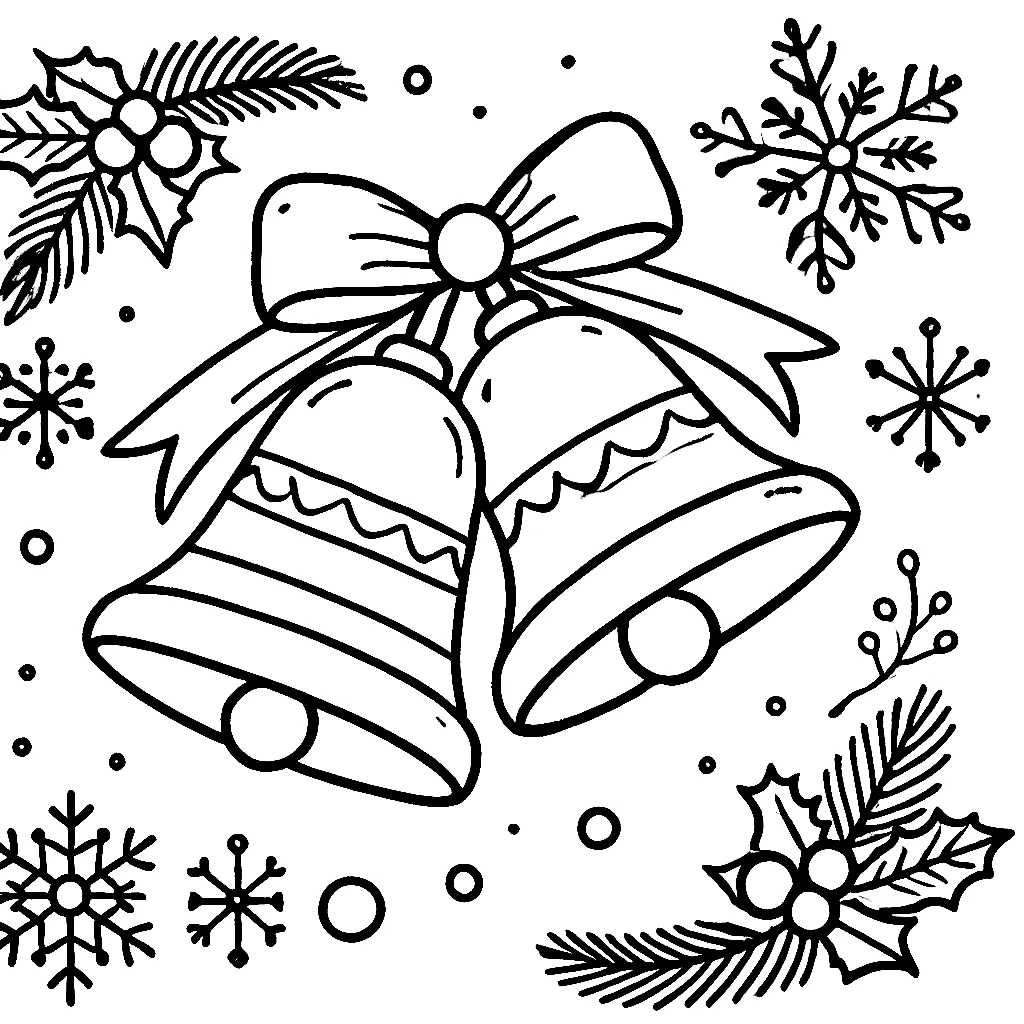 Christmas bells coloring pages 20