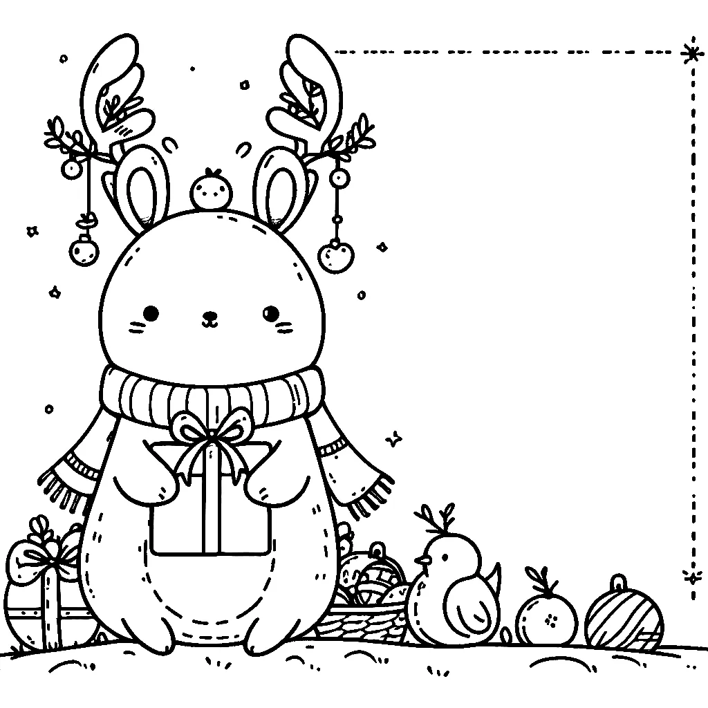 Dibujos para colorear e imprimir Christmas Cards