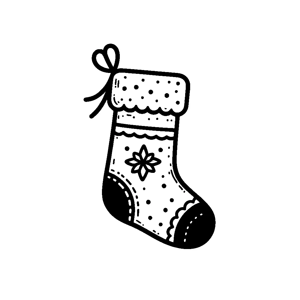 Dibujos para colorear e imprimir Christmas Stockings