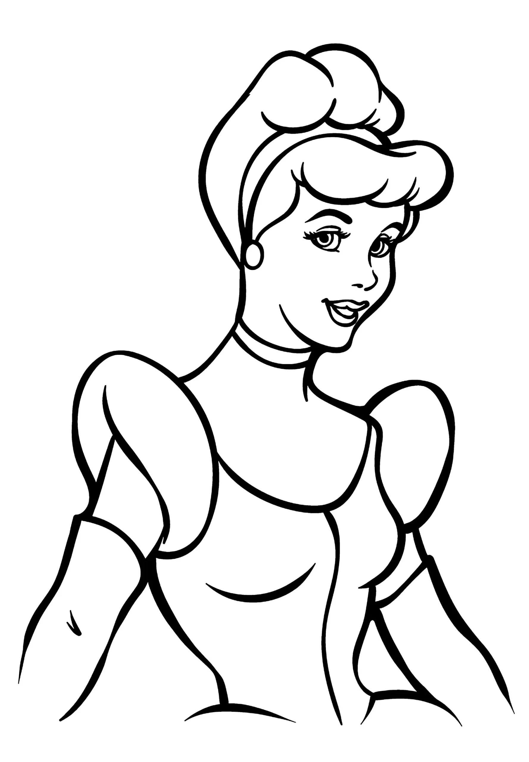 Dibujos para colorear e imprimir Cinderella