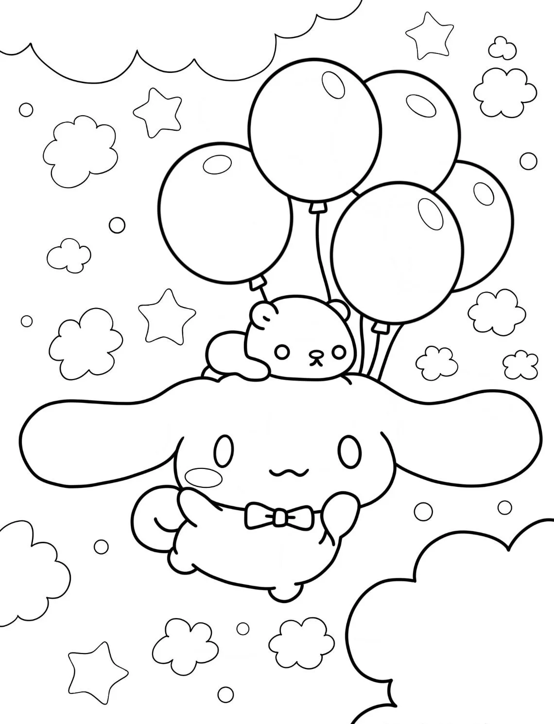 Dibujos para colorear e imprimir Cinnamoroll