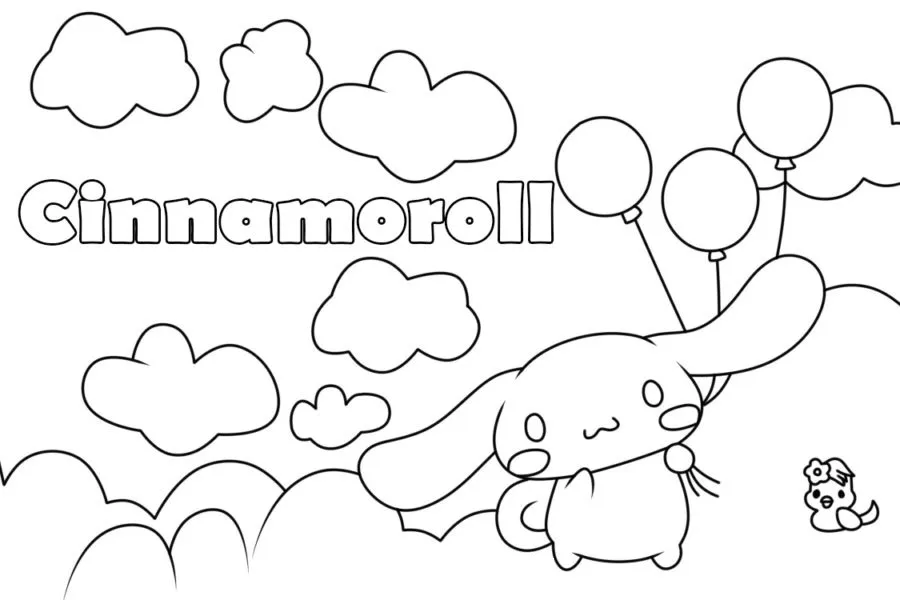 Dibujos para colorear e imprimir Cinnamoroll