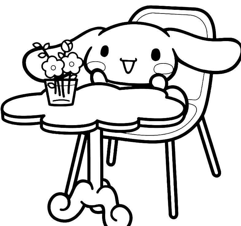 Dibujos para colorear e imprimir Cinnamoroll