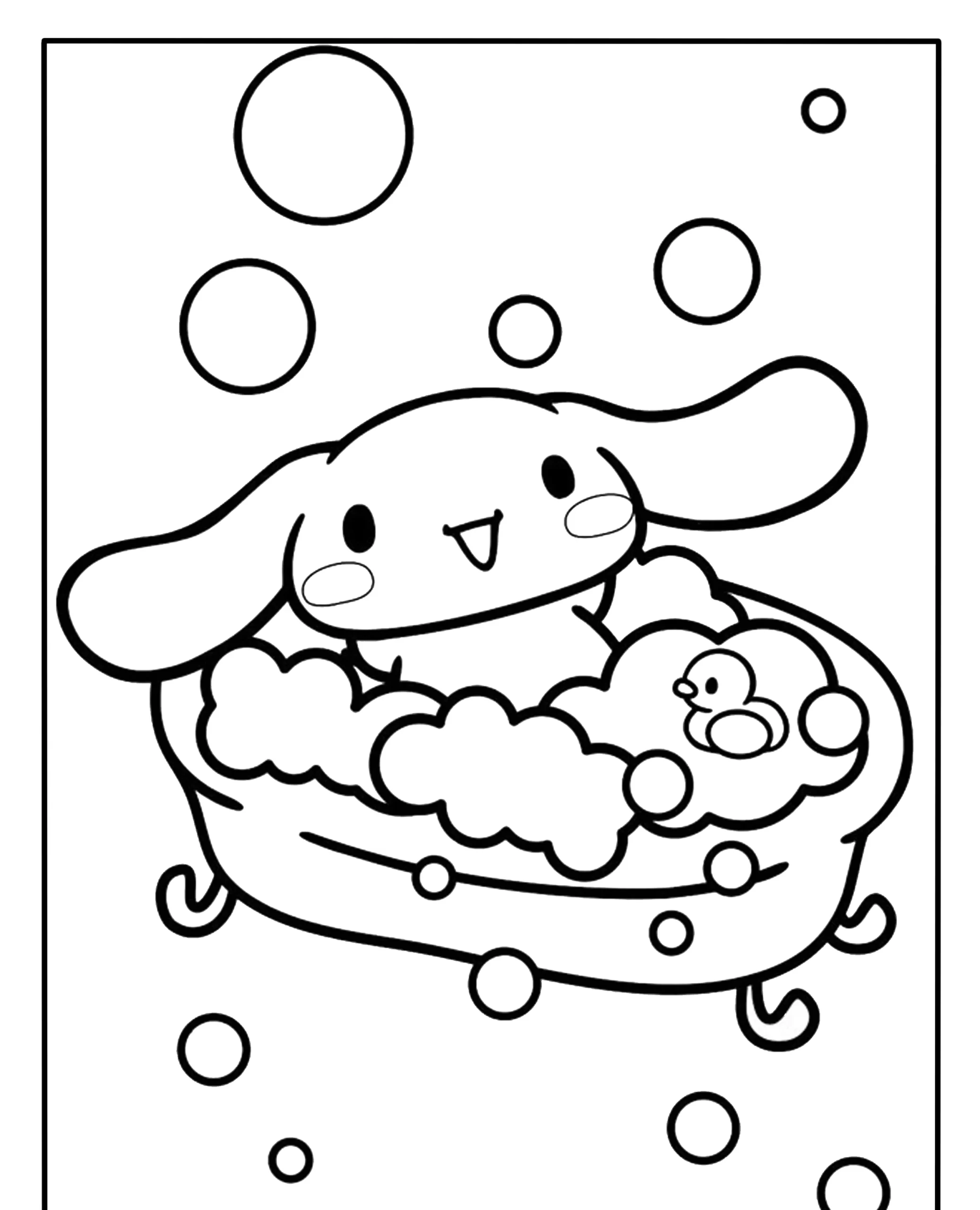 Dibujos para colorear e imprimir Cinnamoroll