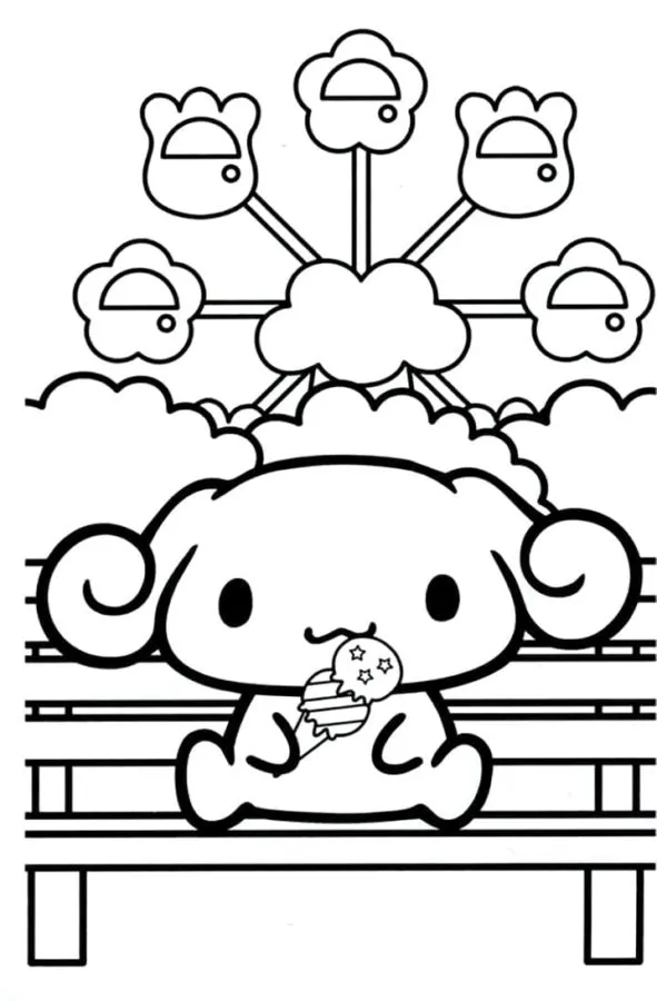 Cinnamoroll coloring pages 36