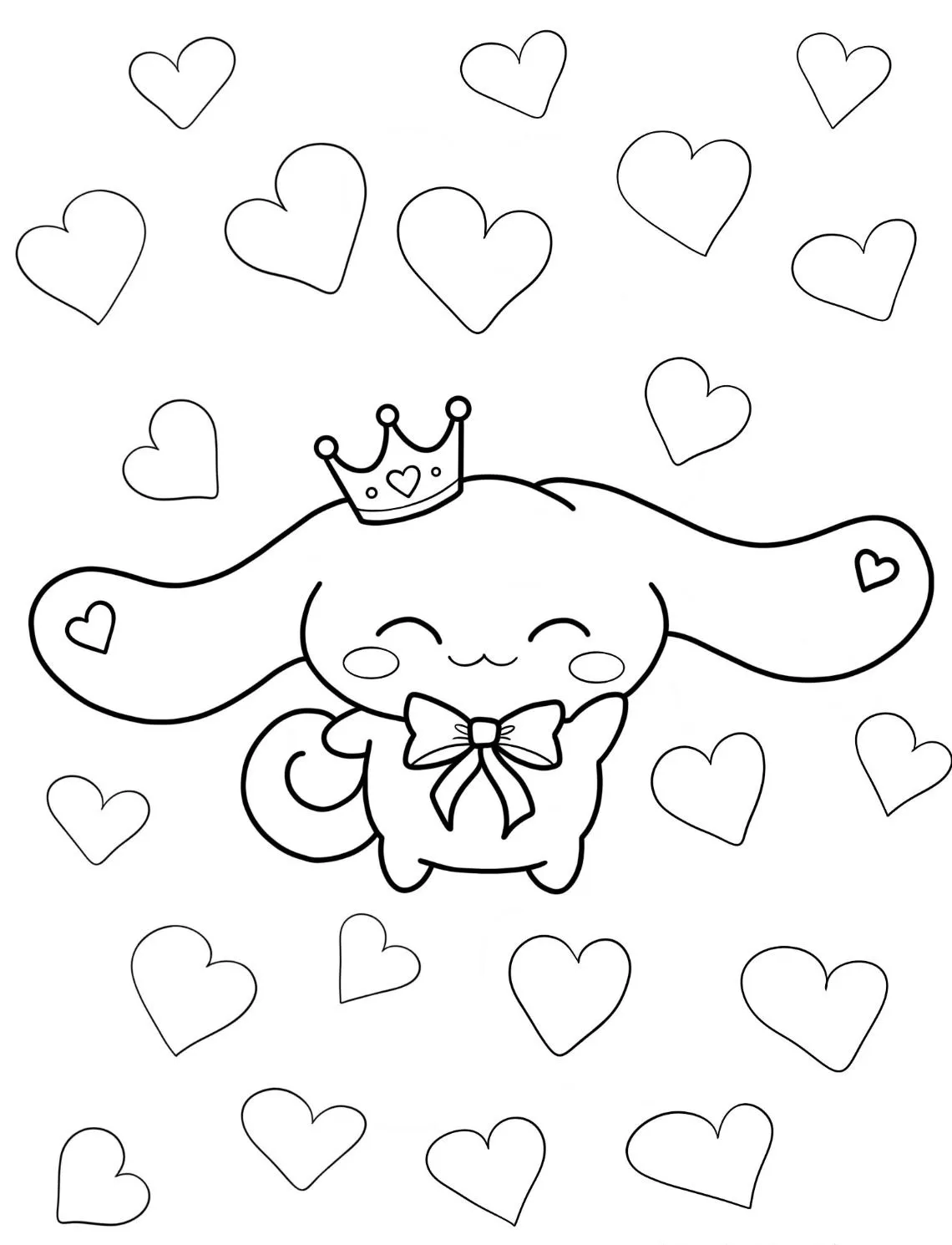 Dibujos para colorear e imprimir Cinnamoroll