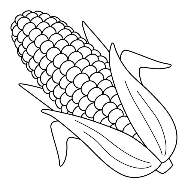 Dibujos para colorear e imprimir Corn