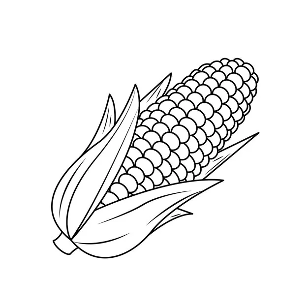 Dibujos para colorear e imprimir Corn