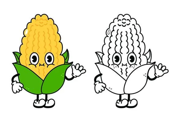 Dibujos para colorear e imprimir Corn