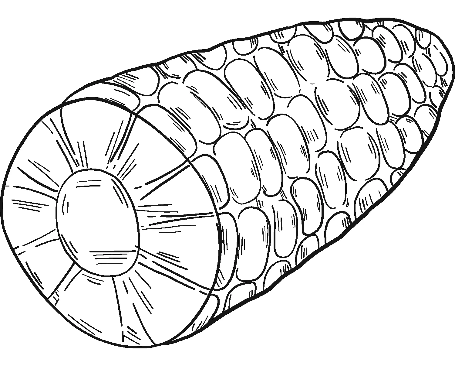 Dibujos para colorear e imprimir Corn