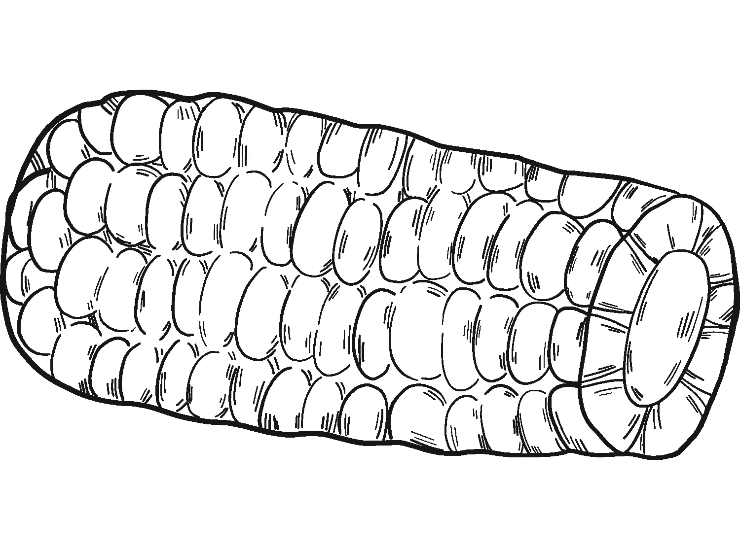 Dibujos para colorear e imprimir Corn