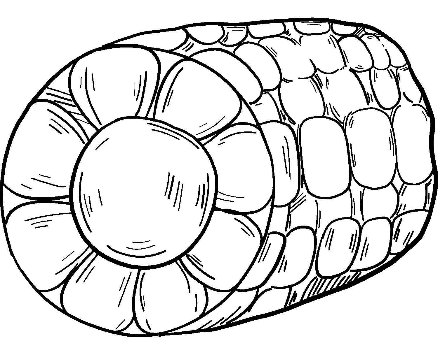 Dibujos para colorear e imprimir Corn