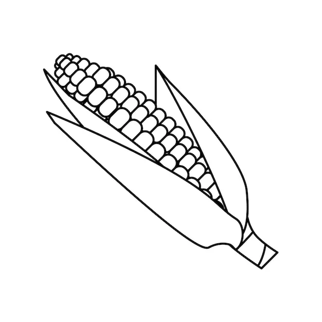 Dibujos para colorear e imprimir Corn