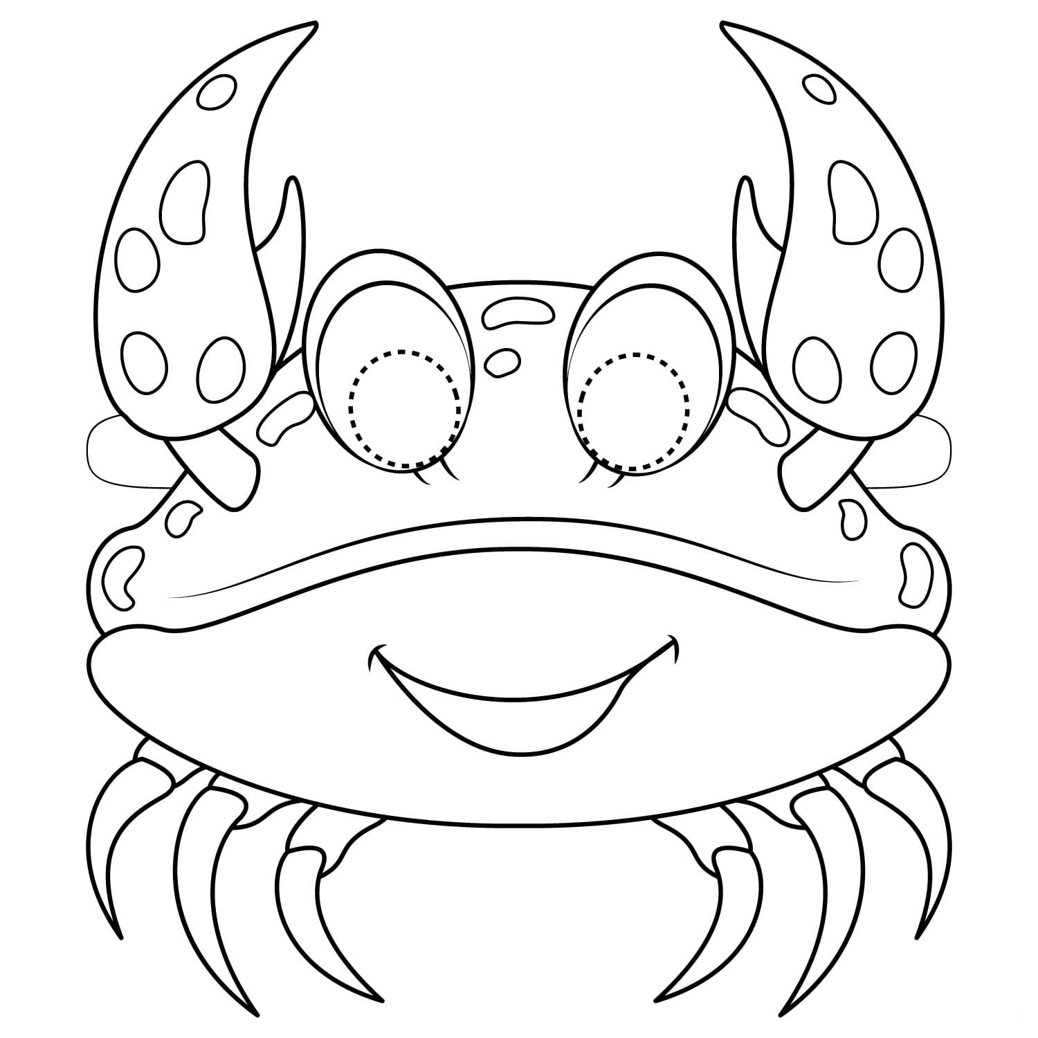 Dibujos para colorear e imprimir Crab