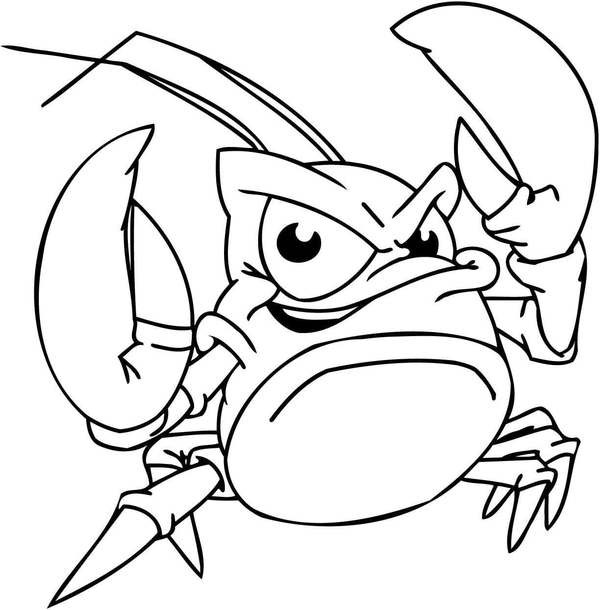 Dibujos para colorear e imprimir Crab