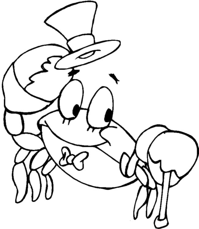 Dibujos para colorear e imprimir Crab