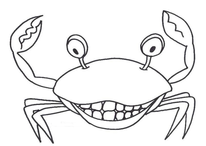 Dibujos para colorear e imprimir Crab