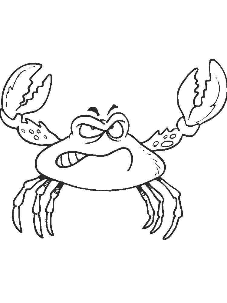 Dibujos para colorear e imprimir Crab