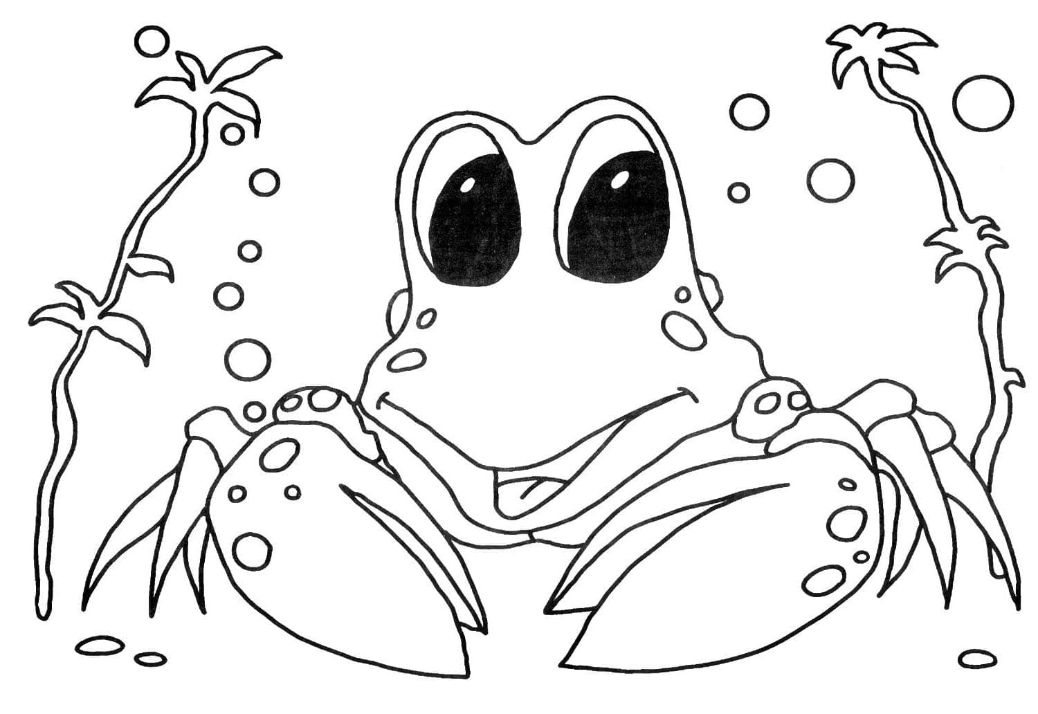 Dibujos para colorear e imprimir Crab