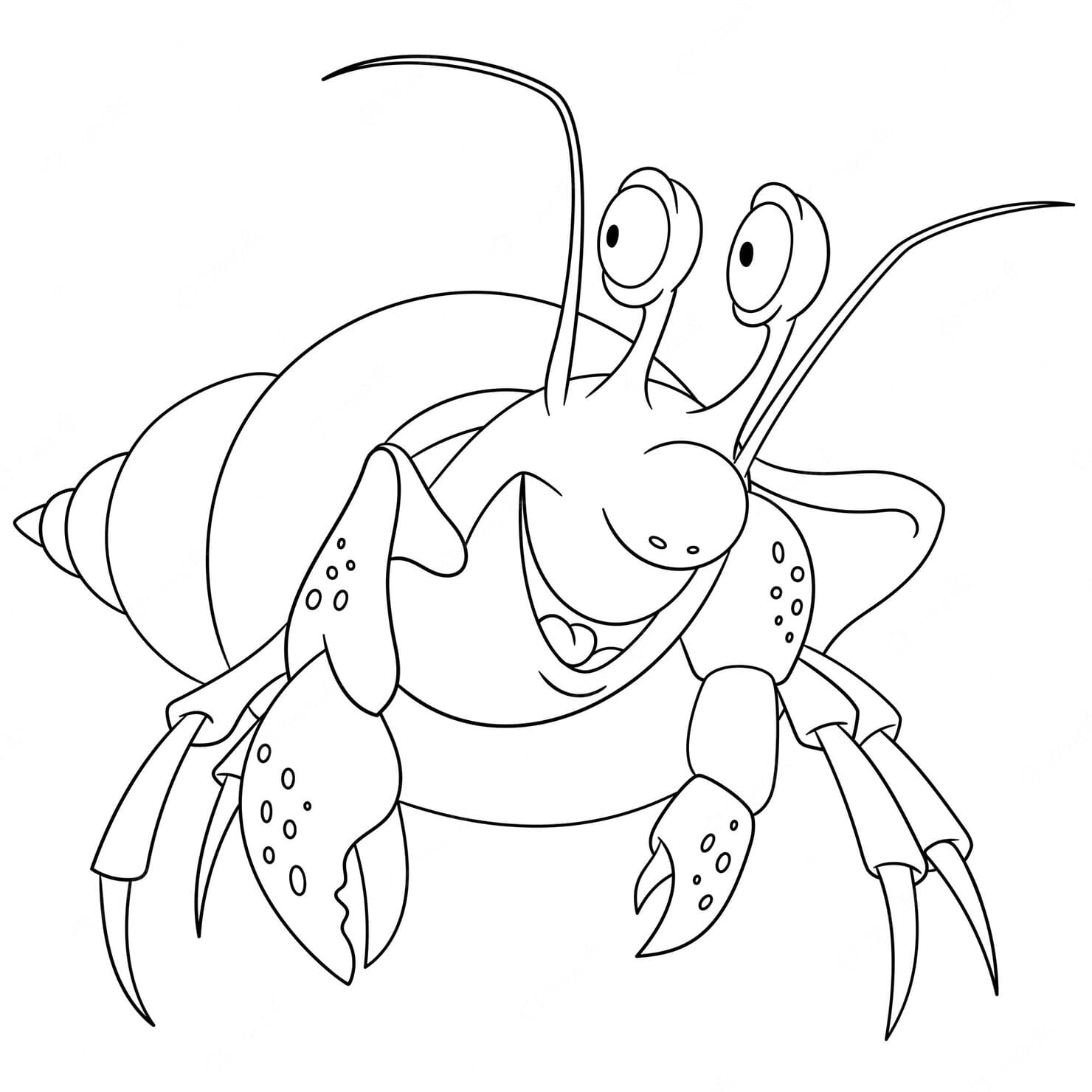 Dibujos para colorear e imprimir Crab