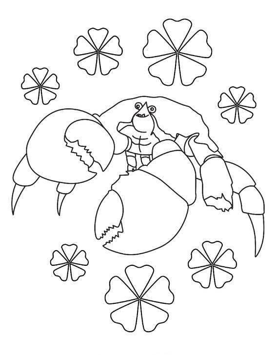 Dibujos para colorear e imprimir Crab