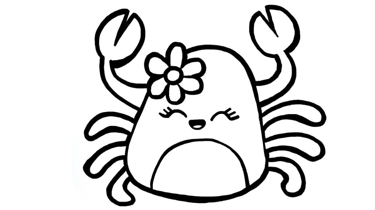 Dibujos para colorear e imprimir Crab