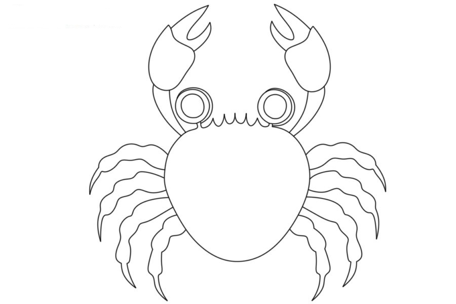 Dibujos para colorear e imprimir Crab