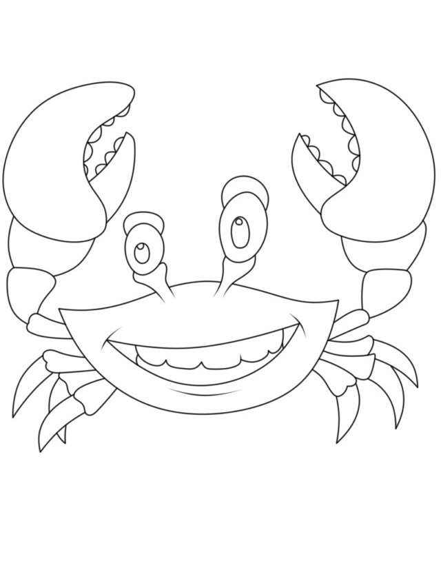 Dibujos para colorear e imprimir Crab