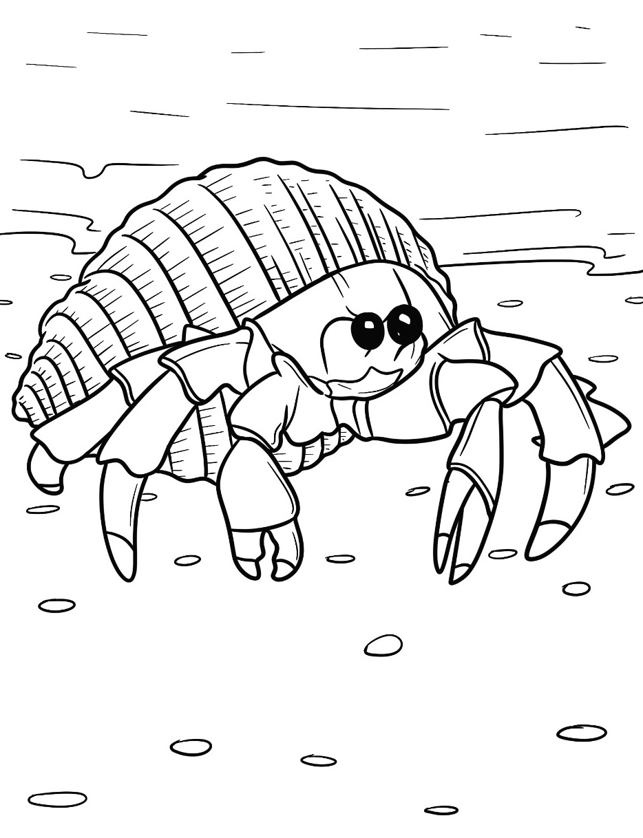 Dibujos para colorear e imprimir Crab