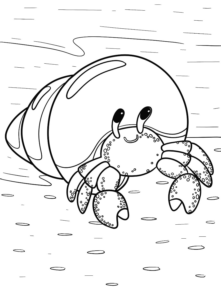 Dibujos para colorear e imprimir Crab