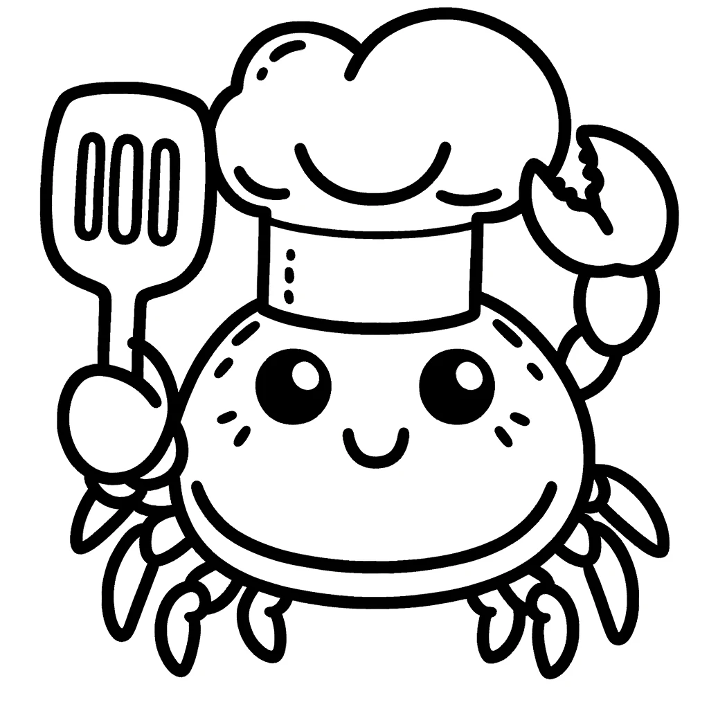 Dibujos para colorear e imprimir Crab